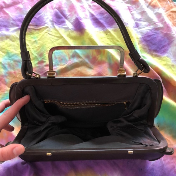 Vintage 70s Vinyl Handbag - Picture 2 of 3